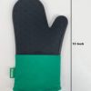 Honla Silicone Oven Mitts,Heat Resistant to 500 F,1 Pair of Non Slip Kitchen Oven Gloves for Cooking,Baking,Grilling,Barbecue Potholders,Green - Image 6