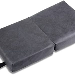 Extra Thick Memory Foam Kneeling Cushion Pad- Garden Kneeler for Gardening, Bath Kneeler for Baby Bath, Knee Mat for Work, Extra Large 22x12 Inch, Thick 2.9 Inch (Dark Gray)