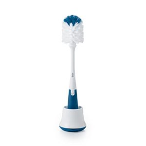 OXO Tot Bottle Brush with Nipple Cleaner and Stand - Navy