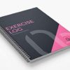 Fitness Journal & Workout Log Book - Premium Daily Exercise Planner (Pink) - Image 3