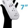 Swivel Power by Bell+Howell Power Strip w/ Surge Protection Rapid, Swiveling Charging Station USB Outlet Extender – with 6 Electrical, 3 USB Port, 125VAC / 60Hz / 10A / 1250WMax, UL STD 498A - Image 6