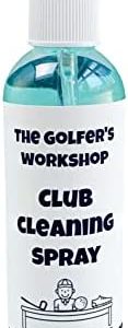 The Golfer's Workshop Cleaning Spray 4oz, Deep Clean Grooves, Rejuvinate Grips, Restore Used Clubs, Works in Seconds