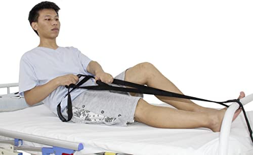 KkaFFe Bed Ladder Straps with Handles, Bed Ladder Assist, Pull Up Assist Device with Handle Strap, Rope Ladder Helper, Sit Up Hoist for Elderly,Senior, Injury Recovery Patient, Pregnant, Handicap - Image 3