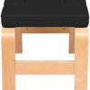 MengK Wooden Inversion Stool Black - Image 3