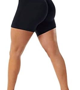 Sunzel Butt Scrunch Seamless Shorts, Womens 5 Inch Workout Shorts High Waist Stretch Booty Short for Gym/Yoga/Running/Biking