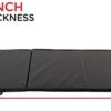 Sunny Health & Fitness Folding Gymnastics Tumbling Mat - Extra Thick with Carry Handles - for Exercise, Yoga, Fitness, Aerobics, Martial Arts, Cardio - Image 10