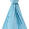 01 02 015 Aerial Yoga Hammock, Transparent Yoga Swing Aerial Kit Blue Soft Durable Elastic Sturdy Nylon for Body Firming for Aerial Yoga(Light Blue) - Image 7