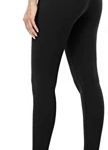 HeyNuts Pure&Plain 7/8 Athletic Leggings for Women Tummy Control Yoga Pants 25''