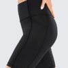 CRZ YOGA Women's Naked Feeling Biker Shorts - 4''/ 5''/ 6''/ 8''/ 10'' High Waisted Yoga Gym Spandex Shorts Side Pockets - Image 3