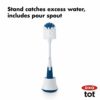 OXO Tot Bottle Brush with Nipple Cleaner and Stand - Navy - Image 3