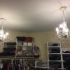 The Original Gypsy Color 4 Light Crystal White Hardwire Flush Mount Chandelier H17.5”xW15”, White Metal Frame with Clear Glass Stem and Clear Acrylic Crystals & Beads That Sparkle Just Like Glass - Image 9