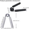 Baotkere Metal Hand Grip Set Strength Trainer 3 Pack 100 150 200lb Hand Exercise by Portable Bag, Arm Muscle Builder with or Without Soft Form, Wrist Gym for Beginner & Professional - Image 3