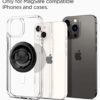 Spigen O-Mag Ring (MagFit) Magnetic Phone Holder Grip Designed for MagSafe (iPhone 14 Pro Max, 14 Pro, 14 Plus, 14, 13 and 12 Series) - Black - Image 2
