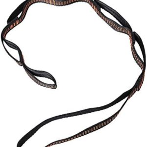 SobeiKre Aerial Tree Hanging Rope Adjustable Climbing Belt Yoga Straps Patio & Garden Artificial Baskets (Black, One Size)