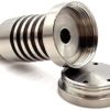 NEEDBUY Universal Domeless Male Titanium Nail 4 in 1 14mm 18mm 19mm Dual Function GR2 Compatible with Hookah Water Pipe Dab Rigs (Color : Titanium Nail) - Image 3
