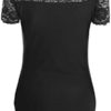 Women Short Sleeve Gymnastics Leotards High Cut Work Out Bodysuit Dance Ballet Dancewear Aerial Yoga Swimming Costumes - Image 6
