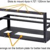 Toprema Mining Rig Frame for 6/8 GPU Steel Open Air Miner Rig Case Rack for Crypto Coin Currency Bitcoin ETH Ethereum ZCash Mining Accessories Tools - Frame ONLY - Image 4