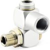 TAILONZ PNEUMATIC 4Pcs 1/4 Inch Air Tool Swivel Fitting 360 Degree Swivel Air Hose Connector Industrial Swivel Portable Air Tool Adapter - Image 7