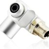 TAILONZ PNEUMATIC 4Pcs 1/4 Inch Air Tool Swivel Fitting 360 Degree Swivel Air Hose Connector Industrial Swivel Portable Air Tool Adapter - Image 6