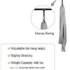 Indoor Sensory Swing for Kids & Adults Cuddle Hammock Children with Autism ADHD Adjustable Aerial Yoga Chair Hanging Rope Cuddle Up to 440lbs - Image 4
