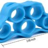 Finger Stretcher Durable 5 Loop Band - Physical Therapy Hand Exerciser Builds Strength, Grip, and Dexterity Which Helps Recovery from Fractures, Carpal Tunnel, Guitar, Piano, and Typing Muscle Tension - Image 2