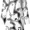 Women's Fall Clothes 2022 Halloween Print Casual Loose Long Sleeve Dress Clothes - Image 3
