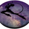 Aerial Hoop Lyra Circus Flow Arts Aerialist - Purple Galaxy - Image 2