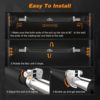 FLYBIRD Pull Up Bar for Doorway with No Screws Trainer Chin Up Bar Max. Load 660lbs Home Gym Upper Body Workout - Image 7