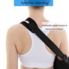 Arm Sling Shoulder sling Immobilizer for Shoulder Injury - Rotator Cuff Support Brace - Comfortable Medical Sling for Men and Women for Broken, Dislocated, Fracture, Strain Left and Right Arm - Image 6