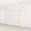 Fitness Kid Transformer Indoor Home Gym, Swedish Wall Playground Set for School and Kids Room with Hanging Ladder, Climbing Rope, Horizontal Bars, Chin up bar with The Grips, Gymnastics Rings - Image 2