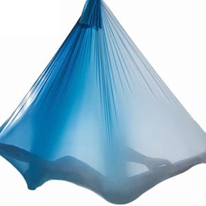 Aerial Hammock, 5.5 Yards Premium Aerial Silk Fabric Pilates Inversion Gymnastic Aerial Fitness Rig Include Daisy Chain,Carabiner XJJUN (Color : A, Size : 5m)