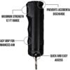 Police Magnum Keychain Pepper Spray Flip Top Safety 2 Pack 1/2oz - Maximum Heat Strength OC with Dye- Tactical Small Compact Case Holder- for Women & Men's Self Defense- Made in The USA - Image 2
