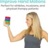 Vive Hand Strengthener Grip Ring (6 Pack) - Forearm Ring Hand Exercisers - Silicone Squeezer Gripper for Muscle Strengthening Training Tool - Arthritis Finger Physical Therapy PT Kit Trainer - Image 7