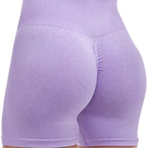 Toplook Women Seamless Scrunch Workout Shorts Biker Shorts for Women High Waist Gym Running Yoga Athletic Shorts