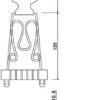 Alnicov A Set 6 String Jazz Archtop Guitar Trapeze Tailpiece with Wired Frame Hollow Semi Hollow Electric Guitar - Black - Image 9
