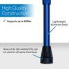RMS Walking Cane - Adjustable Walking Stick - Lightweight Aluminum Offset Cane with Ergonomic Handle and Wrist Strap - Ideal Daily Living Aid for Limited Mobility (Blue) - Image 5
