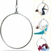 Bazargame Lyra Hoop,Aerial Hoist Equipment Aerial Hoop Lifting Ring Yoga Ring Dancing Circus Hoop for Home Gym,Tested to Carry a Maximum Load of 350kg/770lbs（85cm ） - Image 3