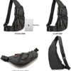 Nicgid Sling Bag Chest Shoulder Backpack Fanny Pack Crossbody Bags for Men - Image 2