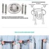 ZCXBHD Aerial Yoga Hammock Set 5mx2.8m Fitness Anti Gravity with 350 KG Load for Inversion Exercise Pilates Gymnastics (Color : Red) - Image 6