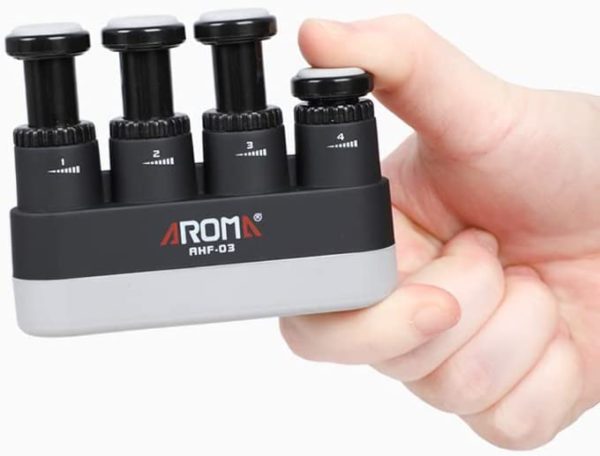 Finger Exerciser (Hand Grip Strengthener),Finger-Piston System,Finger Trainer,Hand Grip Strength Trainer for Guitar,Piano,Athletes,Musicians & Physical Therapy