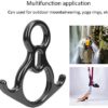 SOONALL 30KN Figure 8 Descender, Aluminum Alloy Brakedown Protector with Large Bent-Ear, Aerial Silks Beginner Kit, Acrobatic Flying Dance Aerial Yoga Hammock Swing - Image 2