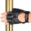 PRIORMAN Pole Dance Gloves, Men's and Women's Fitness Gloves, Fingerless Non-Slip and Non-Injury Sports Gloves，Suitable for Gym Exercise, Fitness, Weightlifting, Pull-ups, Yoga, Rowing - Image 2