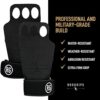 RooGrips - 3-Finger Durable Protective Leather Hand Grips, Weightlifting and Gymnastics Grips, Non-Slip Pull Up Gloves for Men and Women - Image 5