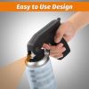 TJHL Can Spray Handle Spray Grip Sprayer Machine Full Hand Grip Reusable Accessory - Universal Fit, Use on Spray Paint, Adhesives, Lubricants-Green - Image 3
