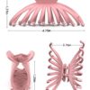 Hair Clips for Women - OPAUL Matte Nonslip Large Hair Claw Clips for Thick and Thin Hair, 4.7 Inch Strong Hold Big Hair Clips Fashion Hair Styling Accessories Christmas Gifts for Women Girls (4 Pack) - Image 6