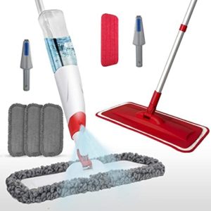 Sturdy Spray Mops for Floor Cleaning Microfiber Spray Mop and Dust Mop for Floor Cleaning Microfiber Mops Hardwood Floor Flat Head Mop