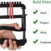 YPCBYNBS Hand Exerciser,Finger Exerciser and Hand Strengthener for Hands,Finger,Wrist,Forearms and Thumbs Therapy,Black - Image 4