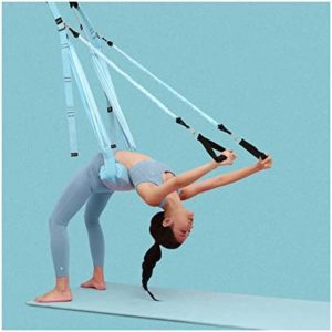 HONGYIFEI2021 Yoga Hammock Aerial Yoga Bending One-Word Horse Training Auxiliary Stretching Belt Household Hammock Lower Lumbar Splitting Stretch Belt Aerial Yoga Hammock (Color : H)