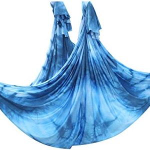 XIANGGUI 1983 Yoga Hammock Aerial Fly Yoga Hammock Set 5mx2.8m Anti-Gravity Yoga Belt Sports Aerial Swing Bed Yoga Swing Pilates