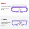 Handle Grip Nail Brush, Larbois Nail Brushes Hand Fingernail Brush Cleaner Scrubbing Kit Pedicure for Toes and Nails Men Women (4 Pack) - Image 2